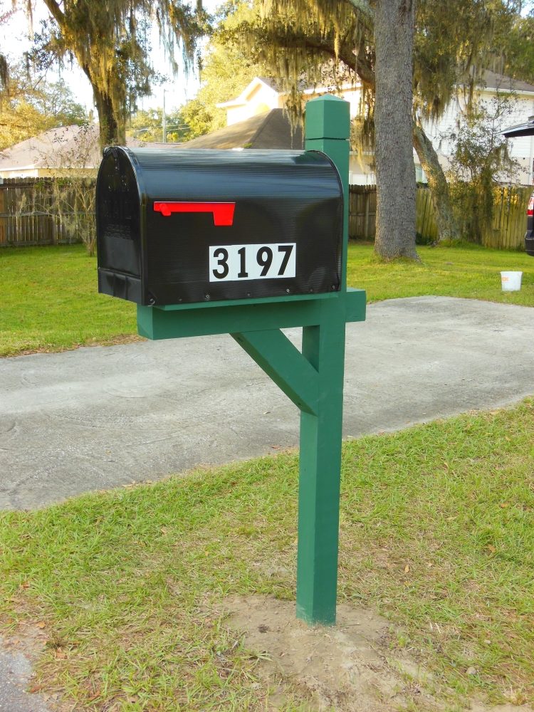 Build your own mailbox post.