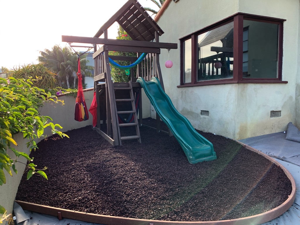 Install Rubber Mulch For Playgrounds, How Many Inches Of Rubber Mulch For Playground