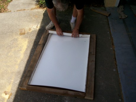 building the diy concrete form