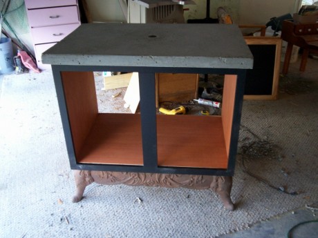 concrete vanity