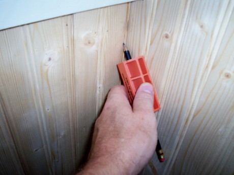 Scribing the last board