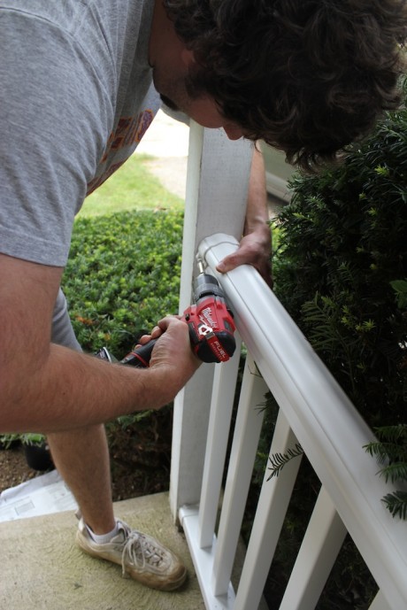 install porch railing