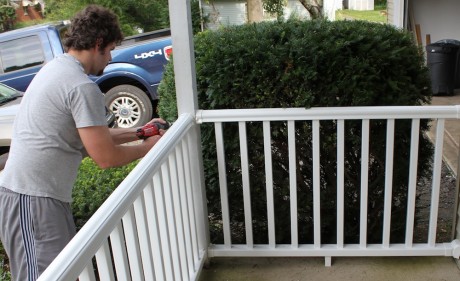 install porch railing