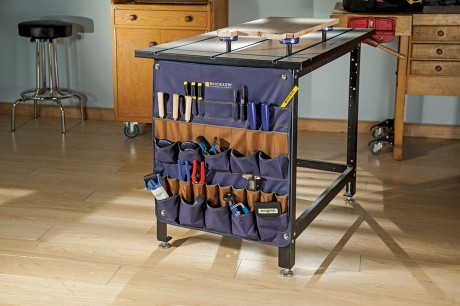 A curtain of well kept tools
