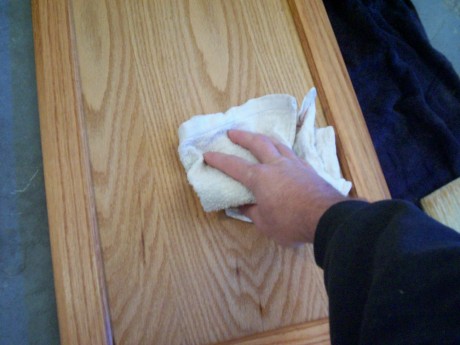 You can even apply some finishes with a rag