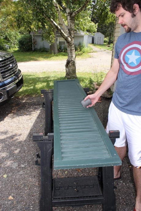 repaint shutters