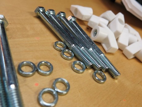 Simple hardware for leg attachment