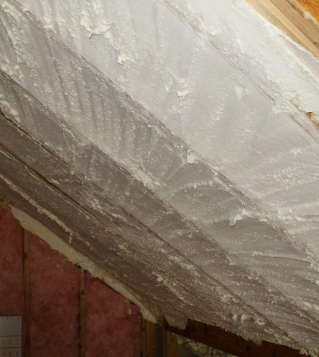 Spray foam insulation stops air leaks in their tracks
