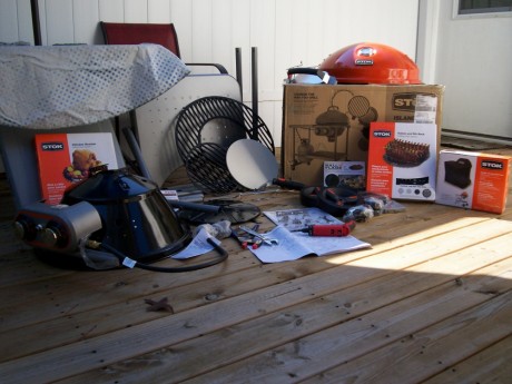 Everything right out of the box and ready to be assembled