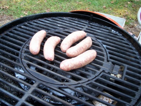 Brats cooked nicely too!