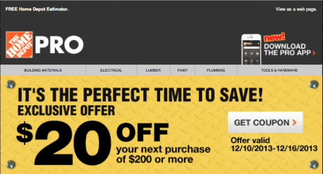 home depot pro app