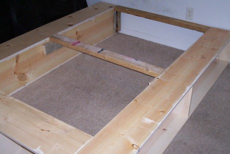 Turn your 2x4's on end if you're really going to be rocking the bedroom