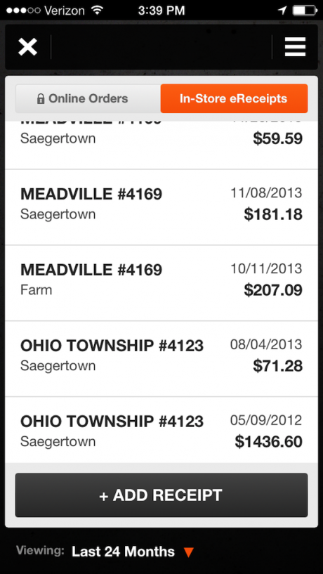 home depot pro app