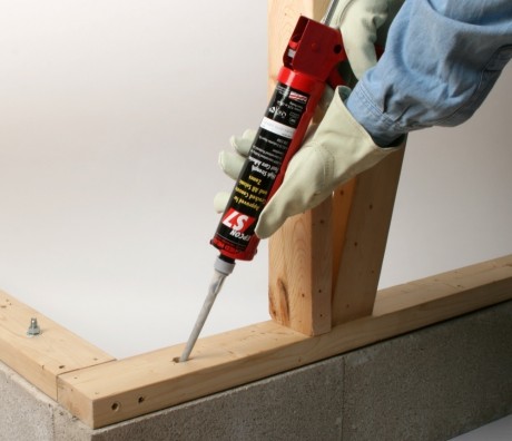 Use the sticky stuff whether it's wet or dry