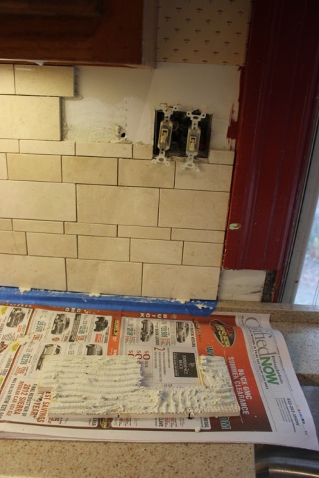 install a tile backsplash