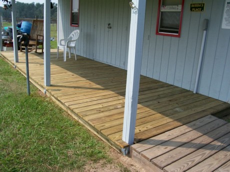 Cheap and Easy Pressure Treated Deck