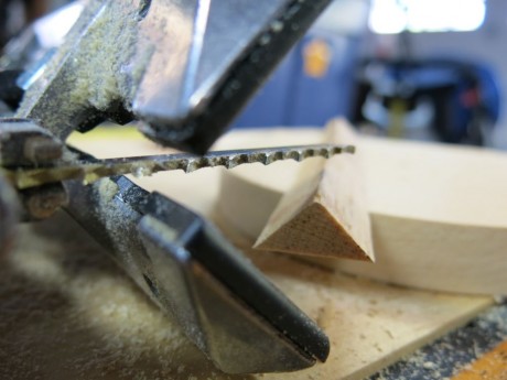 The bevel shoe can help your Carvex sub in for your table saw in a pinch
