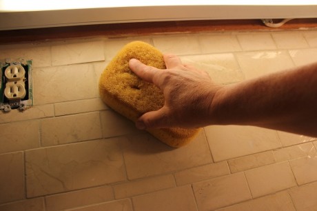 install a tile backsplash