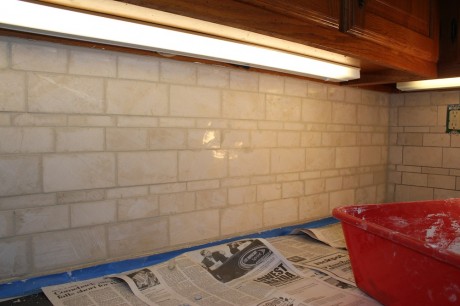 install a tile backsplash