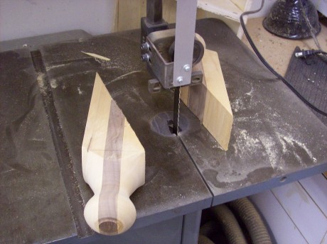 Separate the halves, and brace yourself for more sanding.