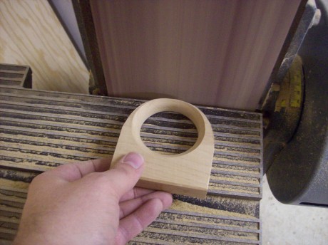 The band saw would have been faster, but I was experimenting at the time