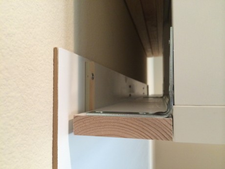 It's pretty close but you can see I needed some shims to make sure the upper frame was level and not sagging downwards.