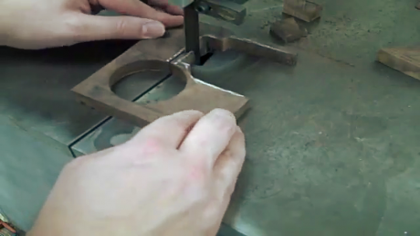 Stay inside the lines and simply cut out your openings. The channel should be fairly small.