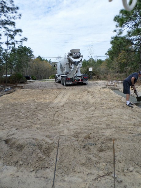 Back that truck up and dump some mud!
