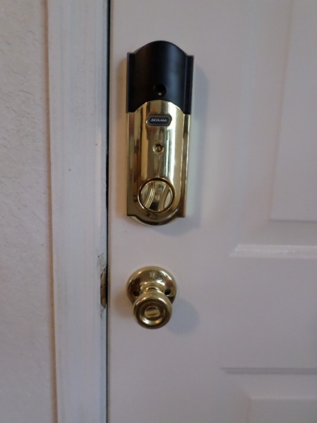 A little bulky on the inside but now it's all nice and secure