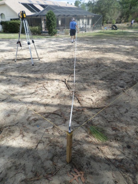 Checking cross corners measurement diagonally one way and then the other