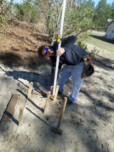 Concrete Batter Board Layout Tips and How to Make a Footer